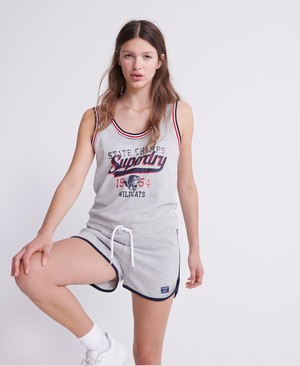 Superdry Riviera Sweat Romper Női Ruhák Szürke | WNDJU4238